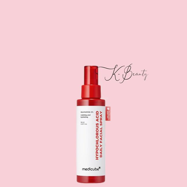 Hypochlorous acid facial spray