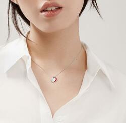 Tiffany&co double heart necklace