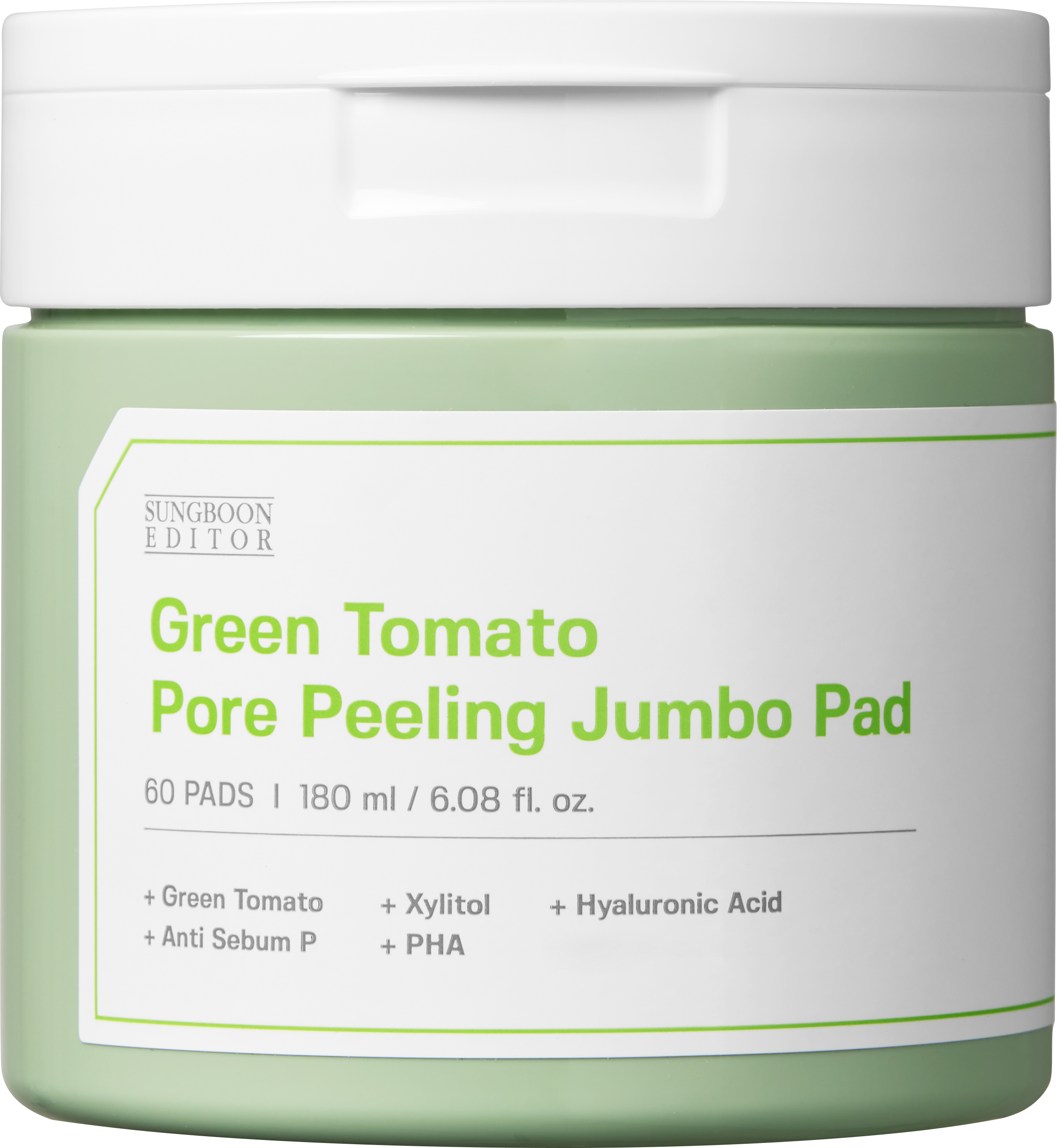 Sungboon Editor Green Tomato Pore Peeling Jumbo Pad