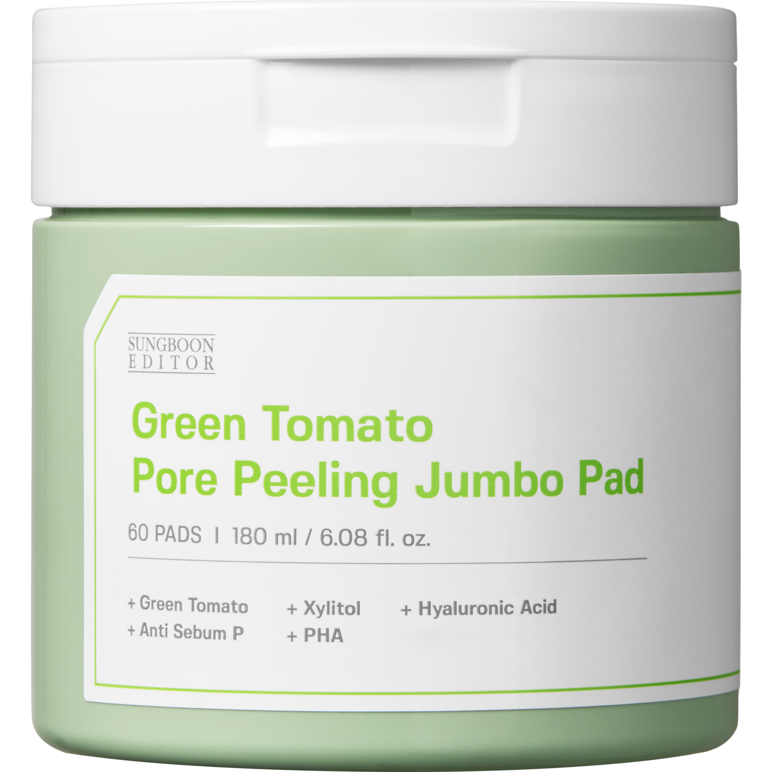 Sungboon Editor Green Tomato Pore Peeling Jumbo Pad
