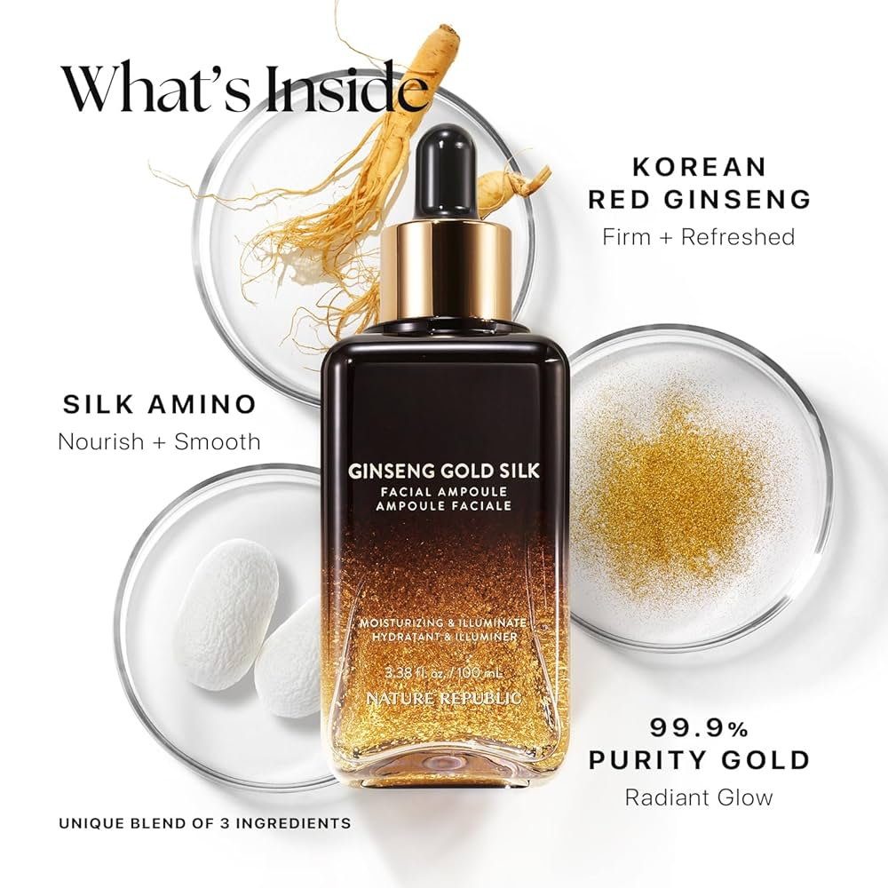 GINSENG GOLD SILK FACIAL AMPOULE