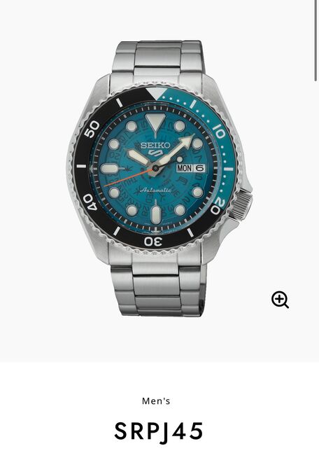 Seiko 5 sports “time sonar” srpb