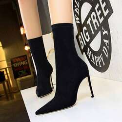 Satin heels