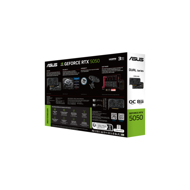 Asus Dual NVIDIA Geforce RTX 5050 8GB