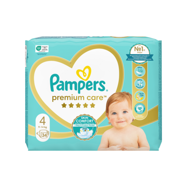 Pampers Premium care S4 34 pc VP GZ