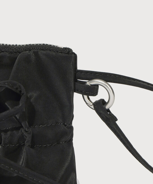CLOVER HEART RIBBON HANDLE POUCH