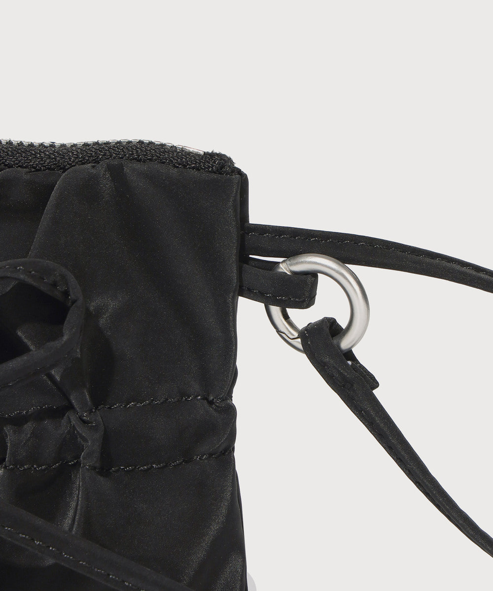 CLOVER HEART RIBBON HANDLE POUCH