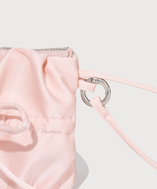 CLOVER HEART RIBBON HANDLE POUCH