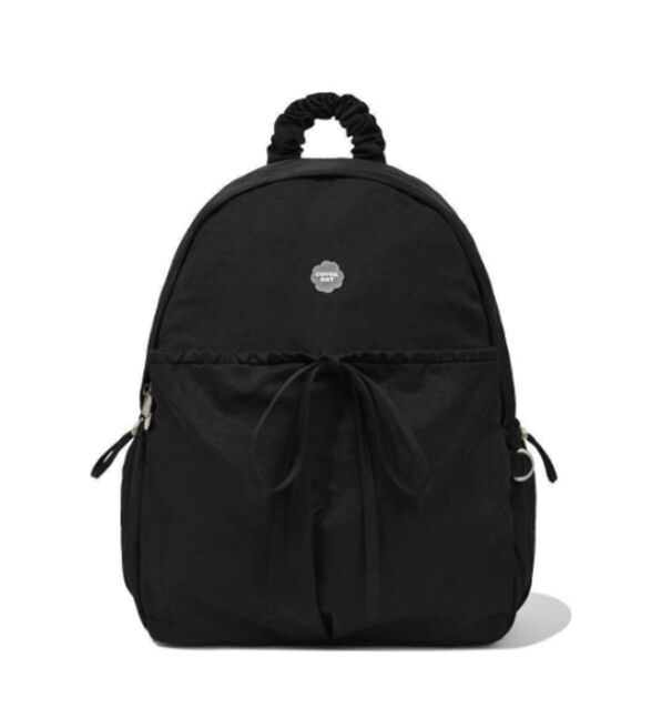 CLOVER HEART SHIRRING NYLON BACKPACK