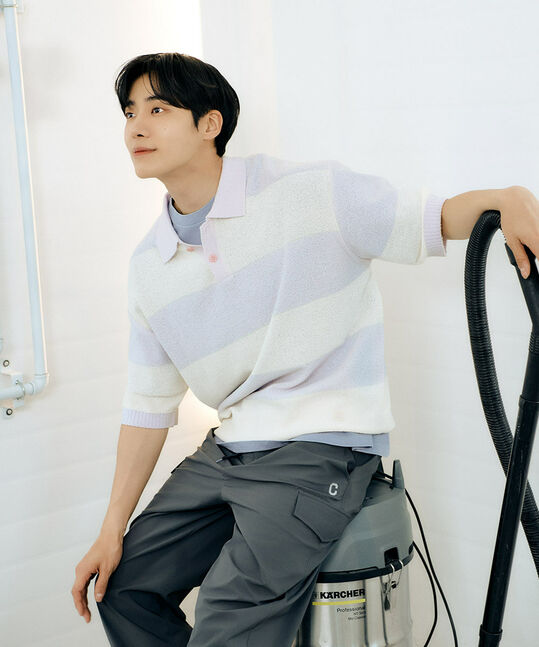C LOGO NYLON JOGGER PANTS (SETUP)