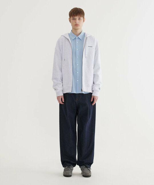 SMALL AUTHENTIC HOOD ZIP-UP