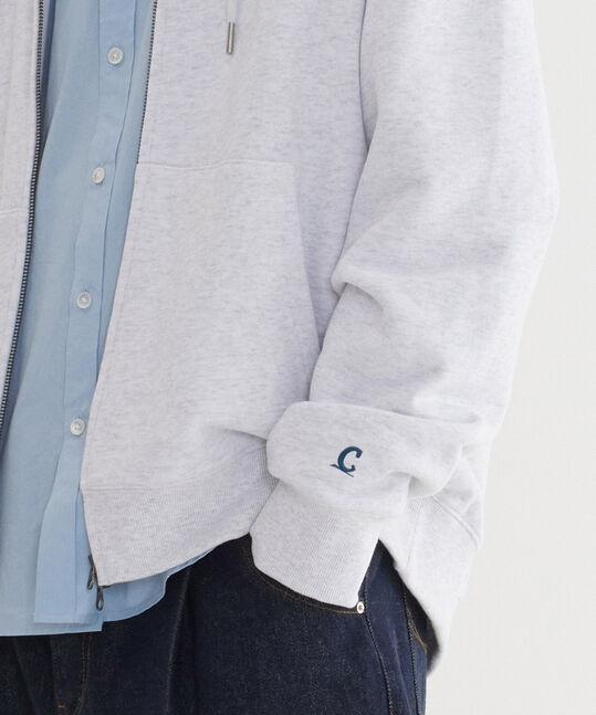 SMALL AUTHENTIC HOOD ZIP-UP