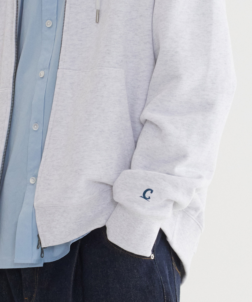 SMALL AUTHENTIC HOOD ZIP-UP