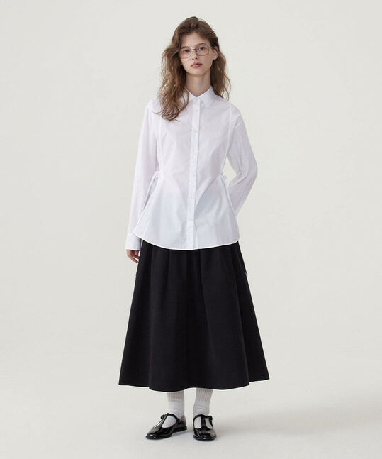 WOMEN'S OVERSIZED POPLIN SHIRT