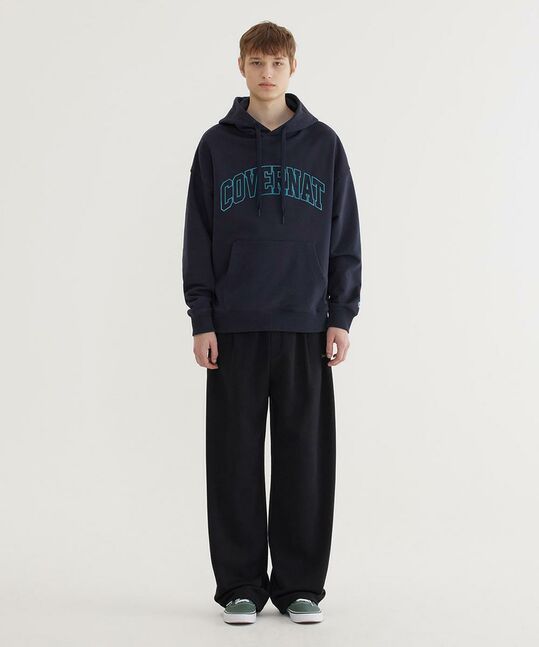 ARCH LOGO DROP FIT HOODIE