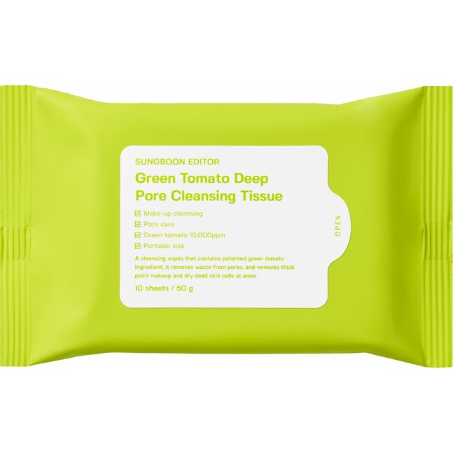 Sungboon Editor Green Tomato Deep Pore Cleansing Tissue