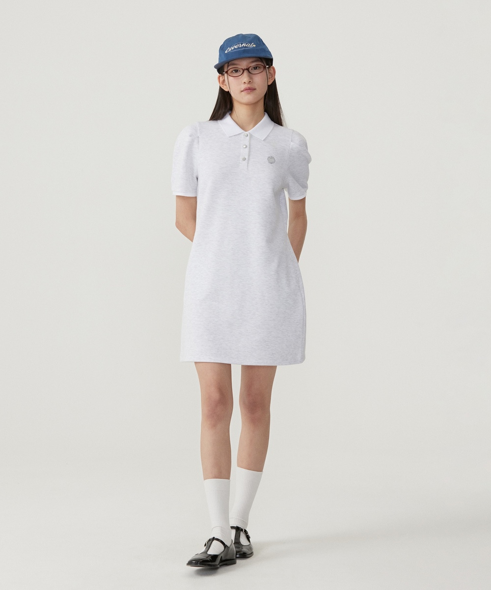WOMEN’S PUFF PIQUE DRESS