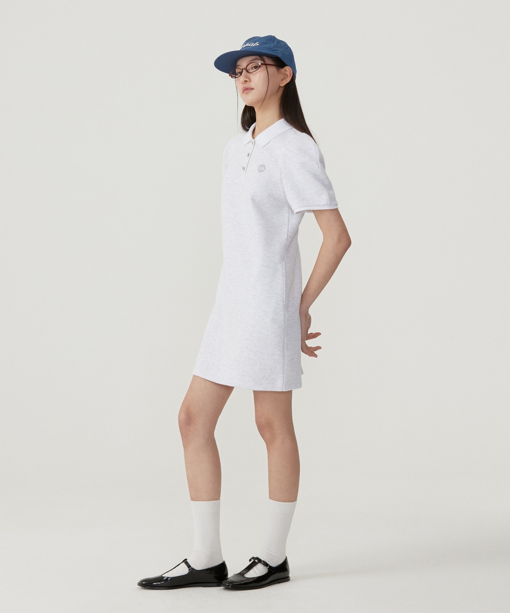WOMEN’S PUFF PIQUE DRESS