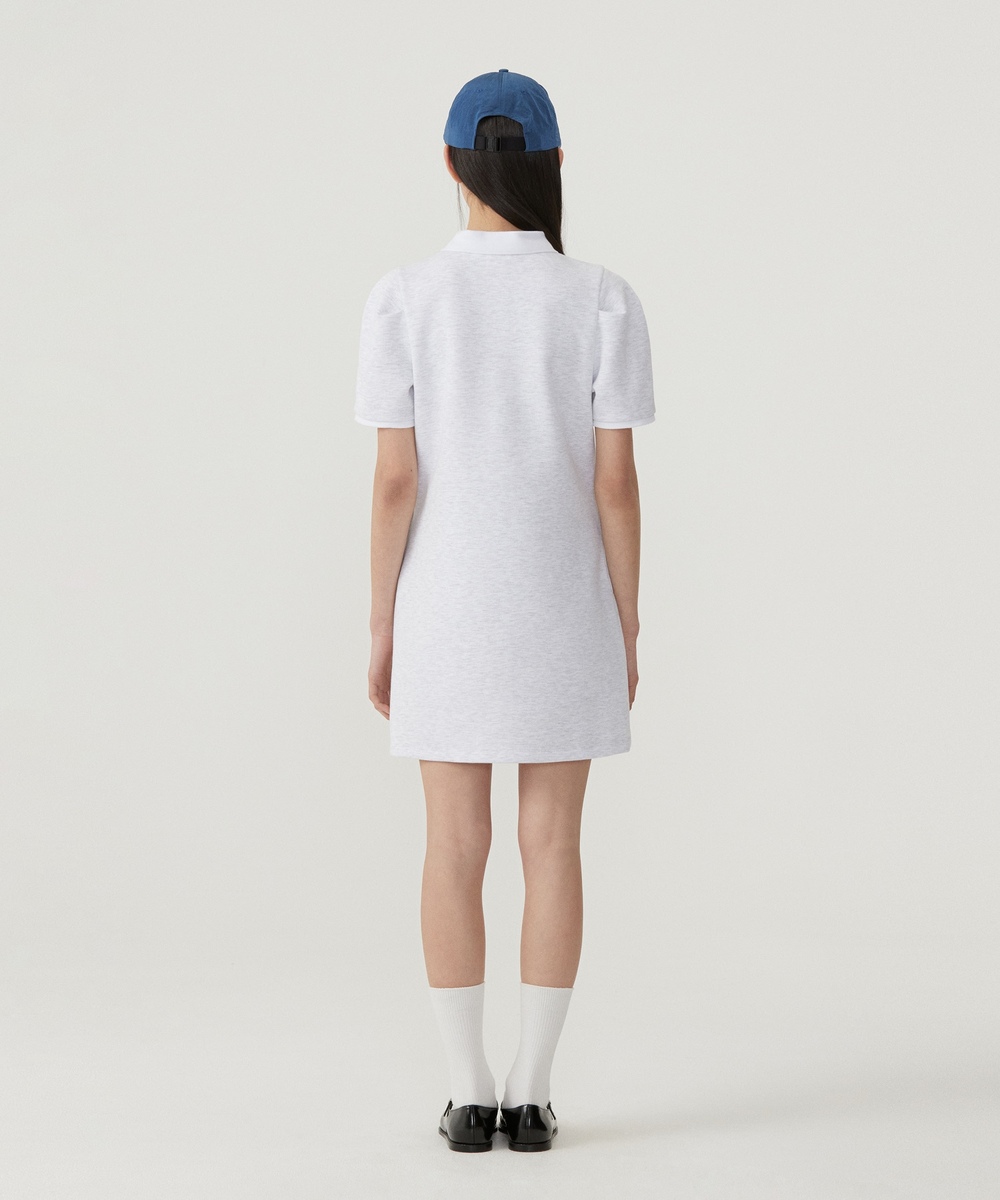 WOMEN’S PUFF PIQUE DRESS