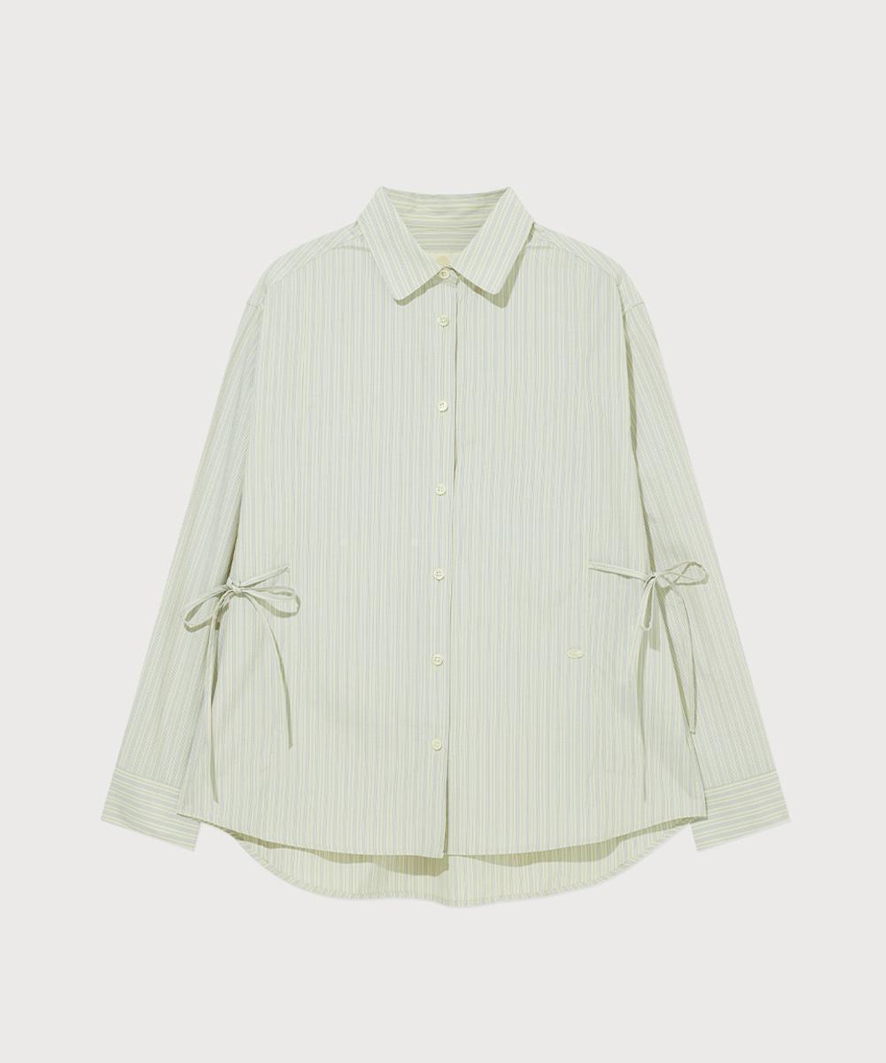 WOMEN'S OVERSIZED FIT STRIPE SHIRT