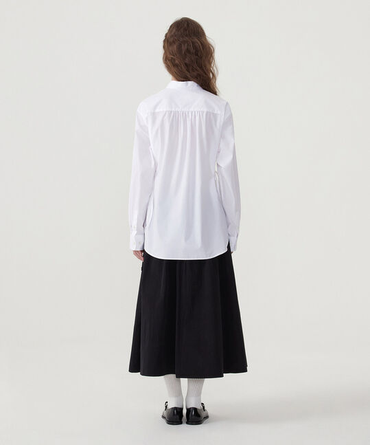 WOMEN'S OVERSIZED POPLIN SHIRT