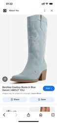 Bershka cowboy boots