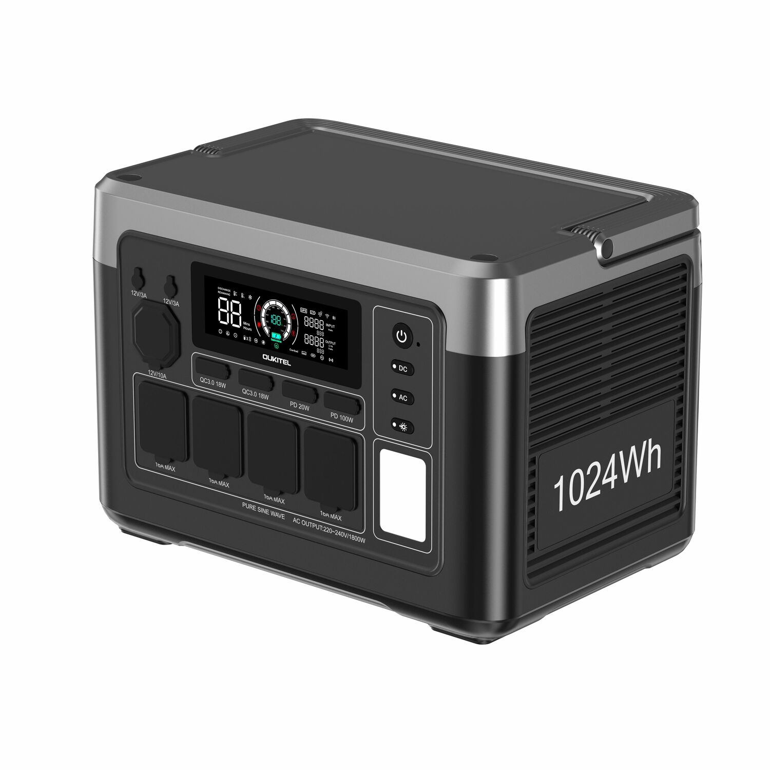 OUKITEL P1000E PLUS Portable Power Station 1800W/1024Wh