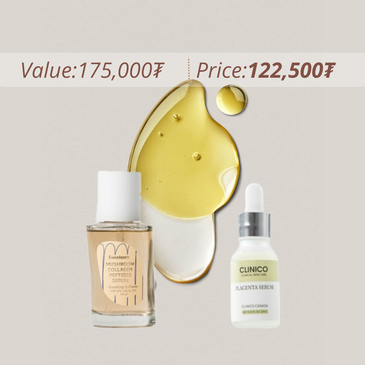 CLINICO- PLACENTA SERUM+SUNNICORN COLLAGEN SERUM 1+1