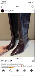 Zara burgenly boots