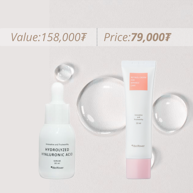 Hyaluronic Acid Serum+retinol cream