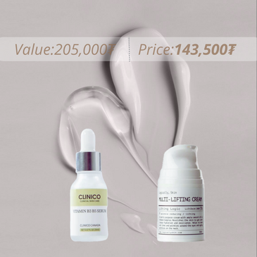 CLINICO- VITA B3 B5 SERUM + LOGICALLY MULTI LIFT CREAM