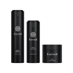 Evercell black skincare set