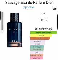 Sauvage eau de parfum 60ml