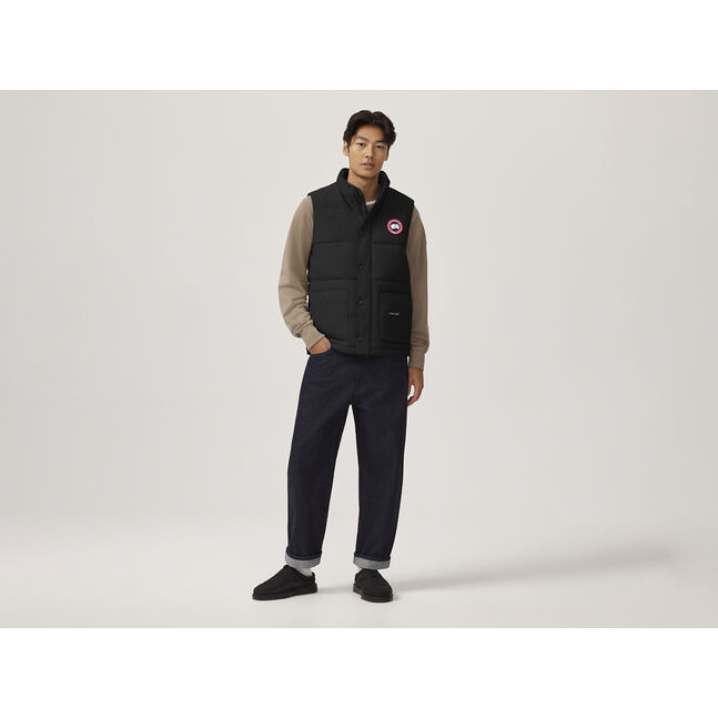 Freestyle Crew Vest - CR, Black