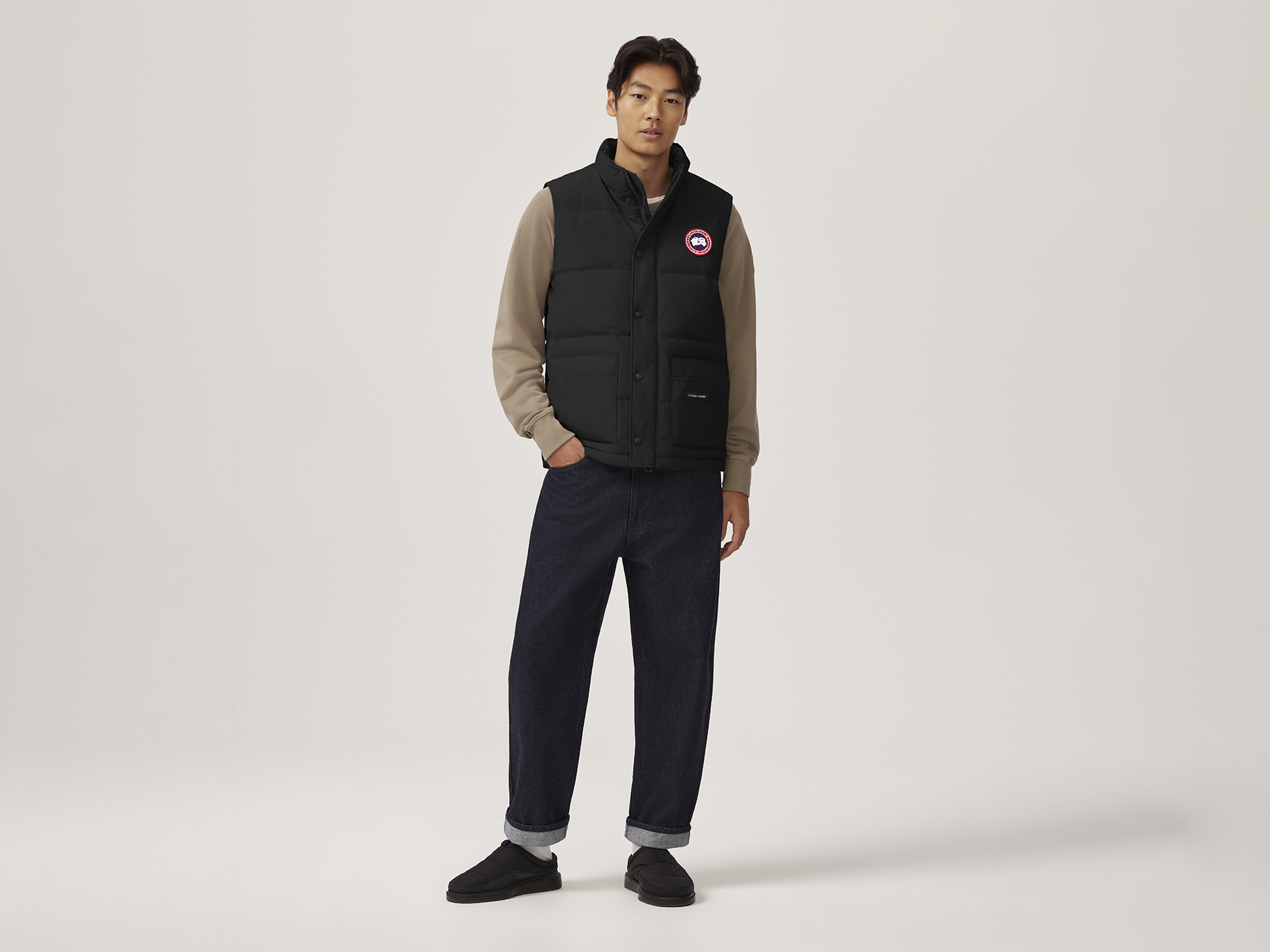 Freestyle Crew Vest - CR, Black