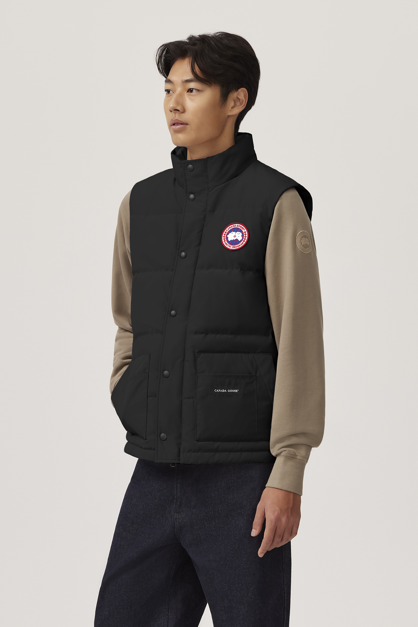 Freestyle Crew Vest - CR, Black