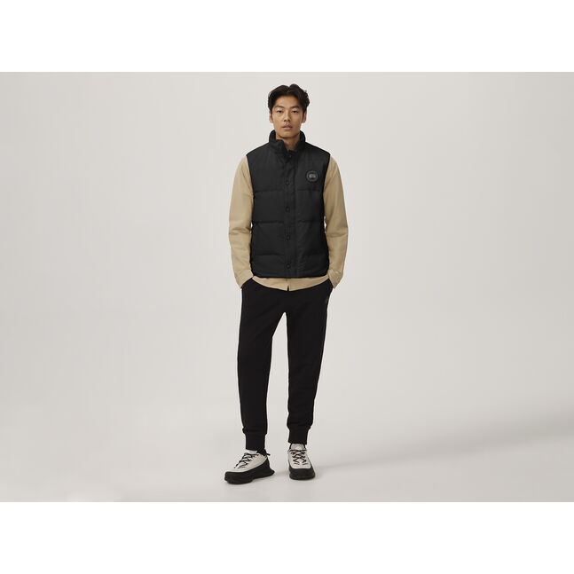 Mens Garson Vest- Black Label - CR, Black