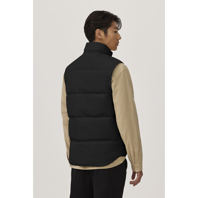Mens Garson Vest- Black Label - CR, Black