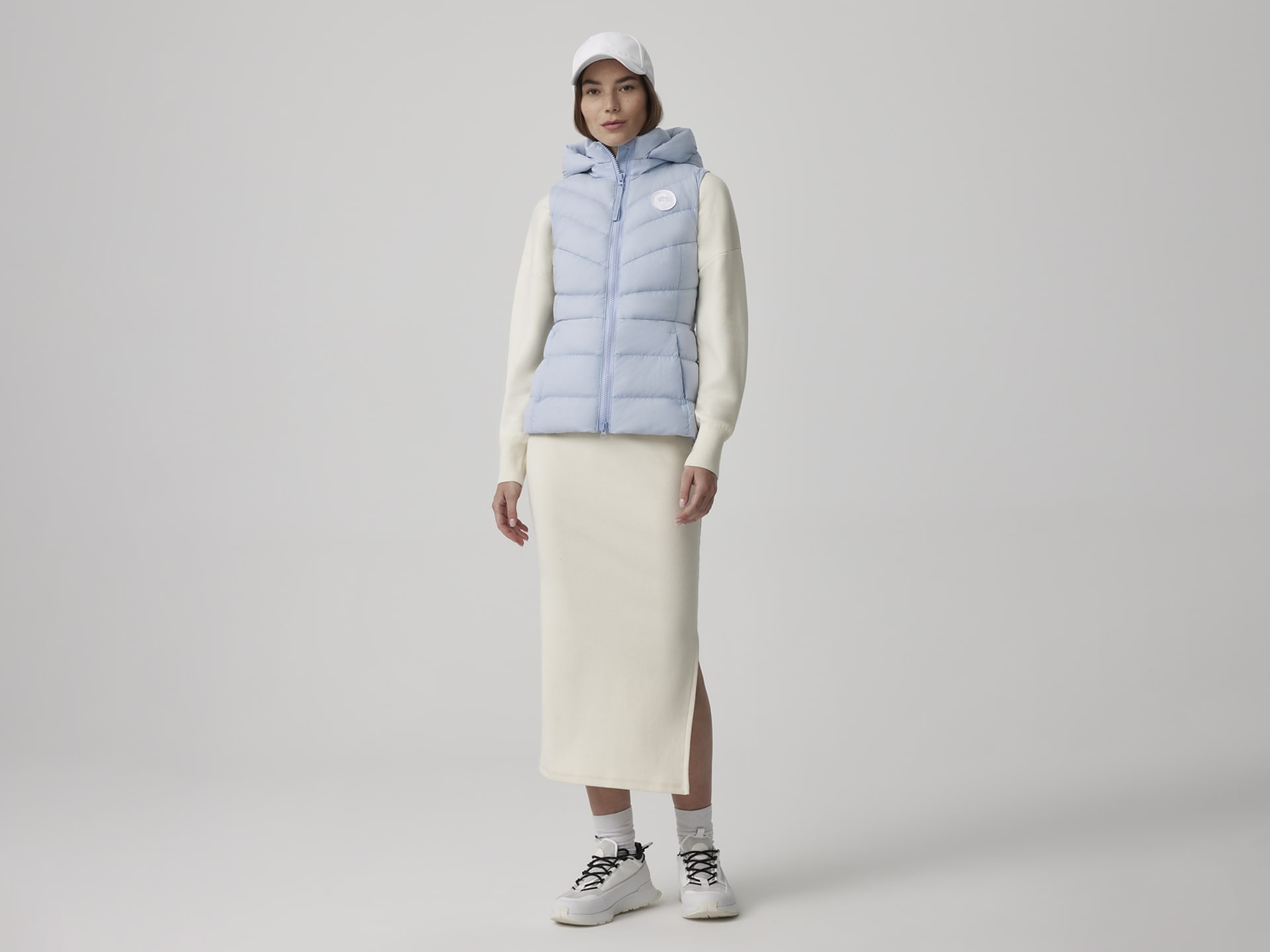 Clair Vest- White Disc