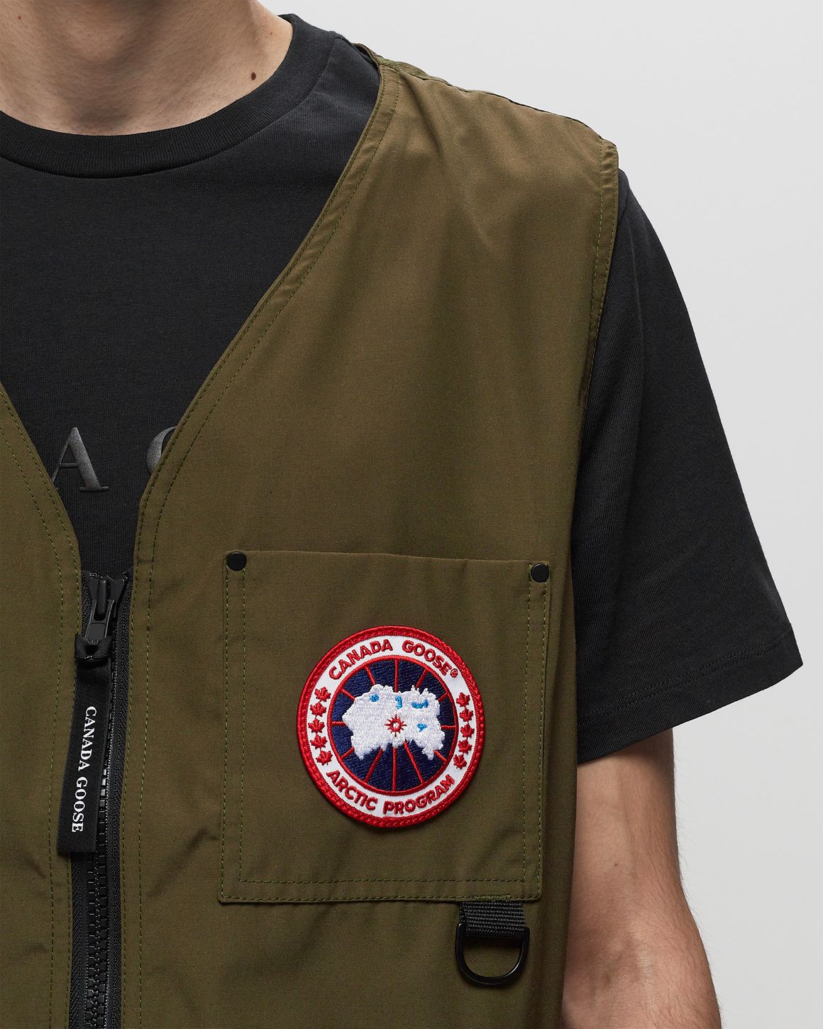 Canmore Vest, Military Green