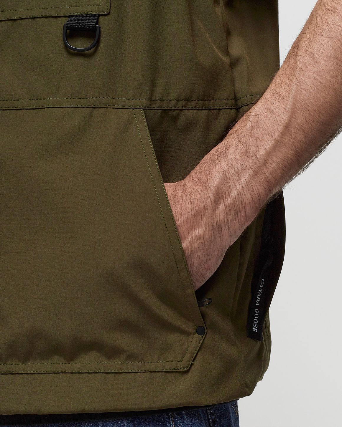 Canmore Vest, Military Green