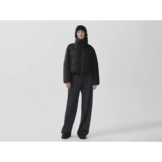 Spessa Cropped Jacket, Black
