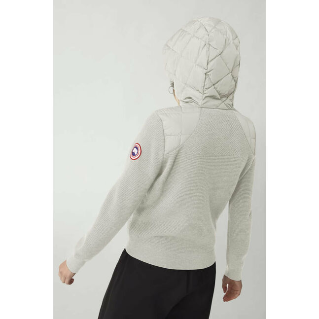 Hybridge Quilted Knit Hoody, Cottongrass