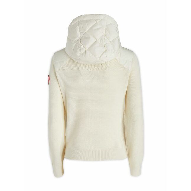 Hybridge Quilted Knit Hoody, Cottongrass