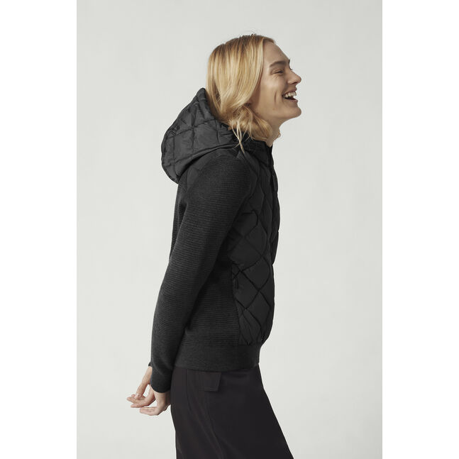 Hybridge Quilted Knit Hoody