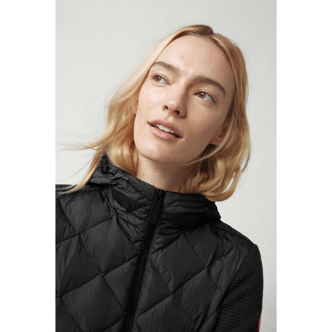 Hybridge Quilted Knit Hoody
