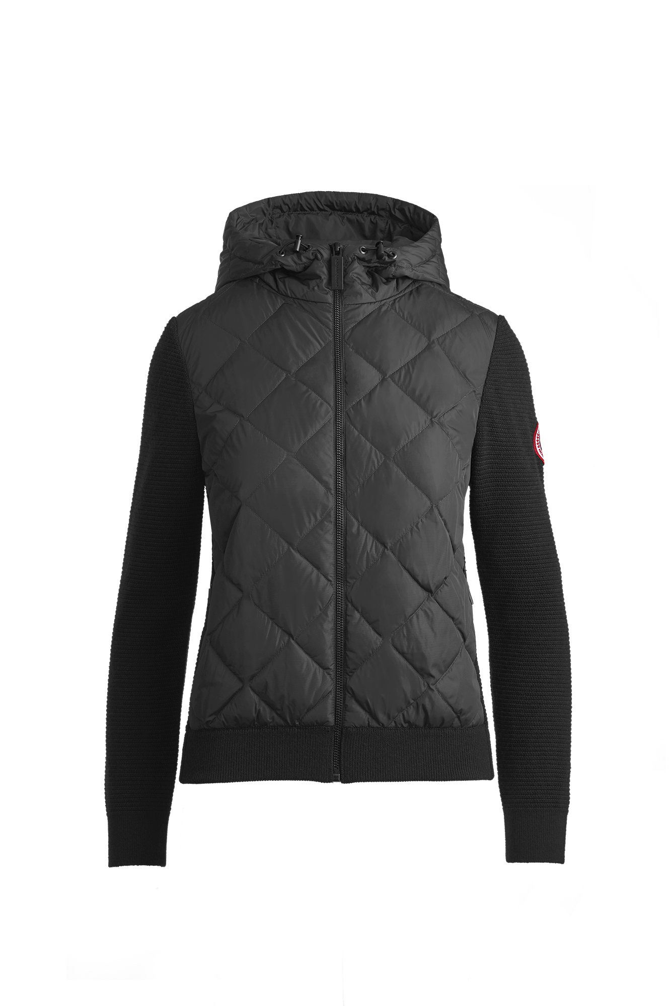 Hybridge Quilted Knit Hoody