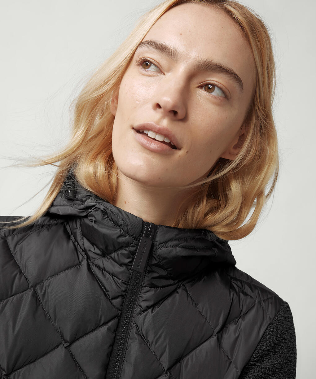 Hybridge Quilted Knit Hoody - BD