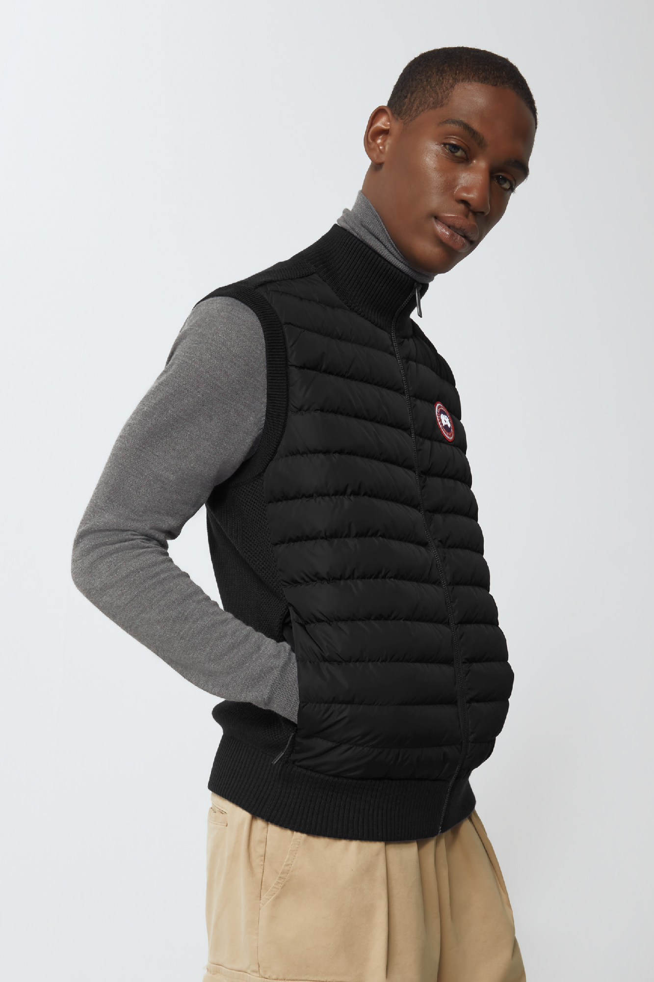Hybridge Knit Vest L 61 6829M