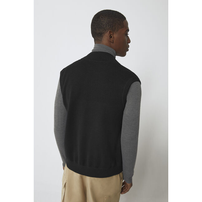 Hybridge Knit Vest L 61 6829M